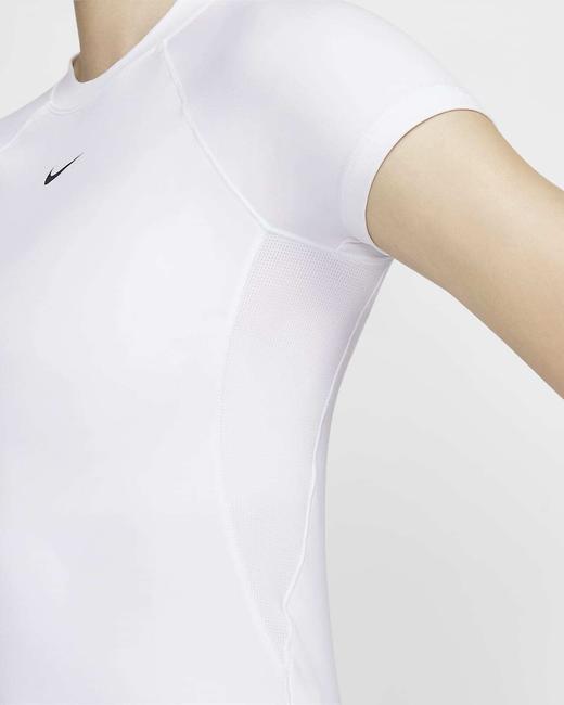 Nike 耐克Pro Dri-FIT 女子透气速干紧身短袖训练上衣FV7843-100 商品图3