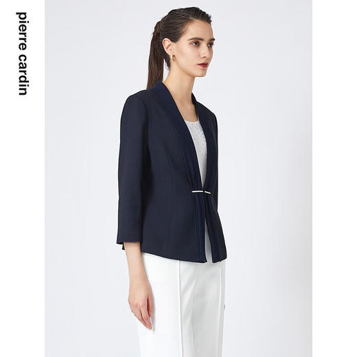 皮尔卡丹女装春季新款简约修身百搭多色西服上衣C31UL003
 商品图4