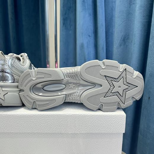 DIOR迪奥 Chrono 圆头系带 低帮 生活休闲鞋 女款 灰色（HC） 商品图7