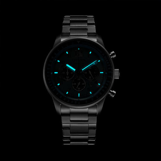 西铁城日本官方正品新FF系列钢带光动能男表CA4500-83M 商品图2