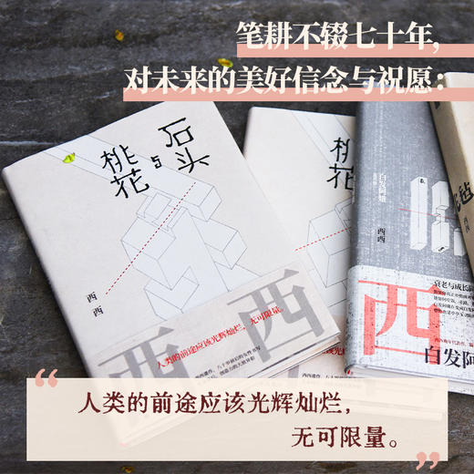 【西西作品】石头与桃花 商品图3