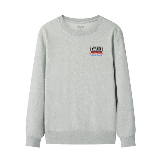 自由基地越野风格设计logo阵风图案印花新款男士长袖套头毛圈卫衣 NMT-2190 商品图4