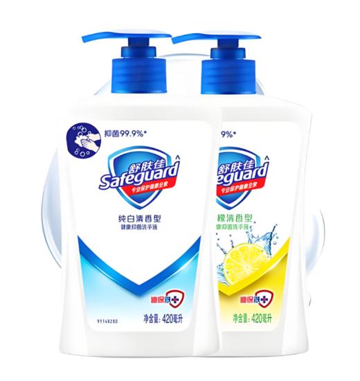 舒肤佳抑菌洗手液420克(纯白清香+柠檬香型) 商品图0