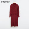 oldcolour秋冬款复古气质百搭宽松毛织连衣裙女L43106383 商品缩略图2