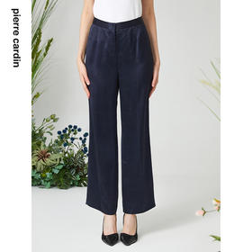 皮尔卡丹女装裤子摩登时尚复古直筒通勤休闲丝绒裤子P3125T3020N0
