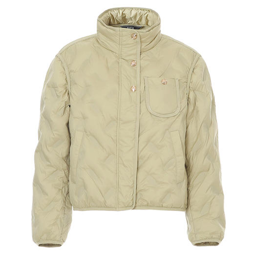 EITIE爱特爱冬季新款轻型薄款立领纯色短款羽绒服D2411415 商品图11