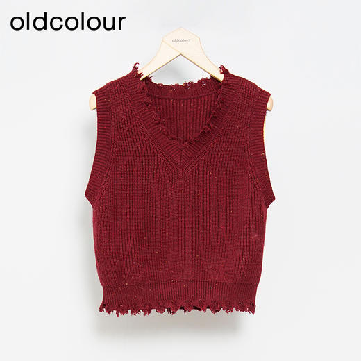 oldcolour秋冬款复古气质百搭宽松毛织连衣裙女L43106383 商品图3