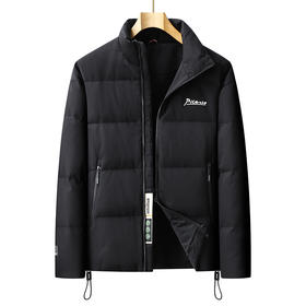 【特大码】【新款DPX】大依优型大码潮款立领羽绒服鸭绒外套休闲胖子大码男休闲宽松加肥加大上衣