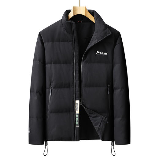 【特大码】【新款DPX】大依优型大码潮款立领羽绒服鸭绒外套休闲胖子大码男休闲宽松加肥加大上衣 商品图0