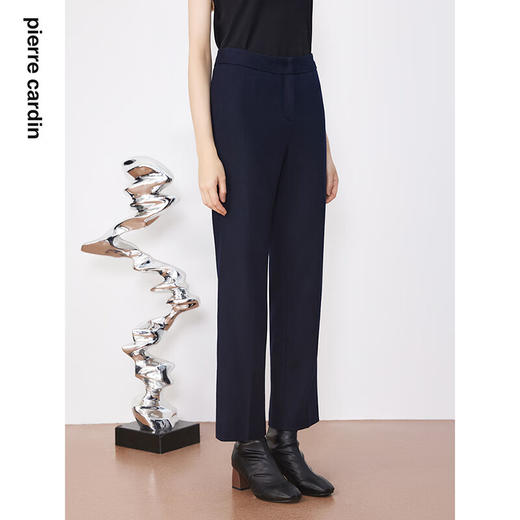 皮尔卡丹女装裤子休闲裤秋季轻商务通勤干练西裤P3358T3970N0
 商品图1