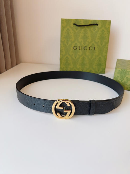 秋冬特惠💰300【Gucci】男士腰带 早秋系列添姿加彩。这款亮眼的腰带 商品图2