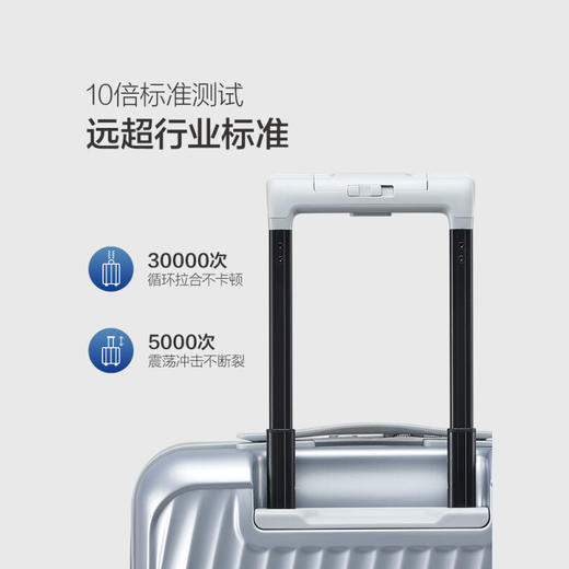 爱华仕（OIWAS） 前开盖行李箱 可充电皮箱旅行密码箱OCX6641商务万向刹车轮登机箱 20英寸 商品图3