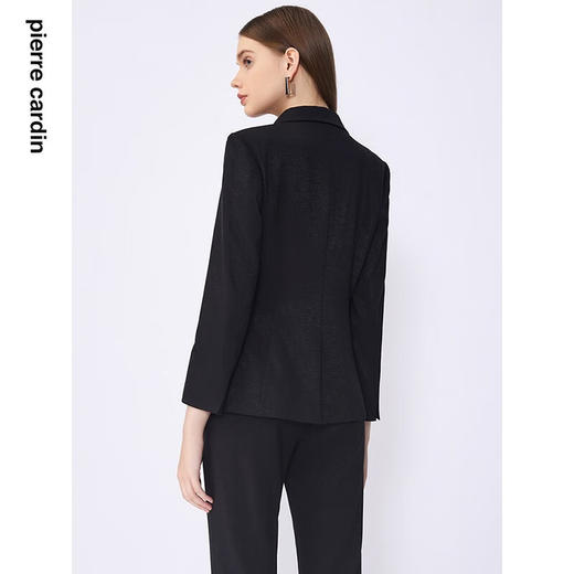 皮尔卡丹女装夏季新款通勤职业干练修身多色西服C32UL026
 商品图8