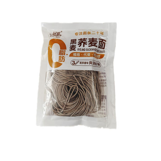 「19.9到手8袋！黑麦粉荞麦面」荞麦面半干面100g袋装 方便面挂面家用食品面条汤面粮油米面 商品图4