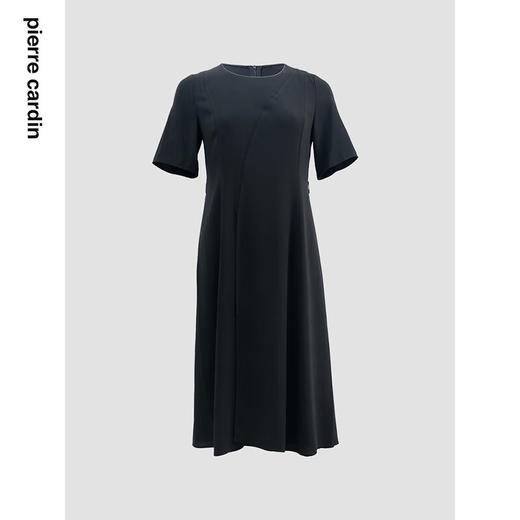 皮尔卡丹女装连衣裙经典赫本风通勤百搭修身小黑裙C42DS26B0

 商品图0