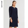 皮尔卡丹女装秋季新款通勤轻商务OL风修身连衣裙P1315E1878N2 商品缩略图2