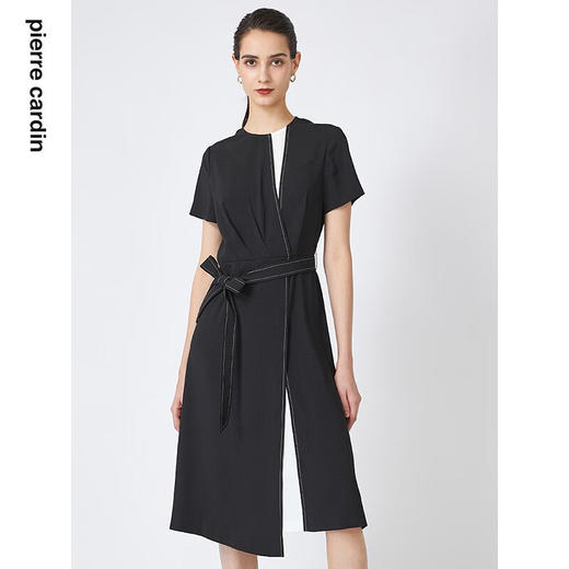 皮尔卡丹女装新款通勤都市职业修身连衣裙C31DS015B0
 商品图0