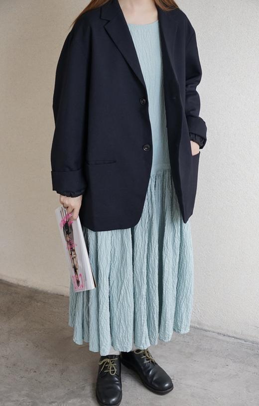 ECOLE DE CURIOSITES 单排扣oversize休闲西装​​(全内衬) 商品图12