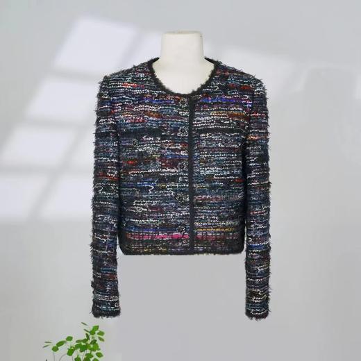 爆款小香风外套女2024新款短款高端小个子秋款法式名媛设计感上衣 商品图1