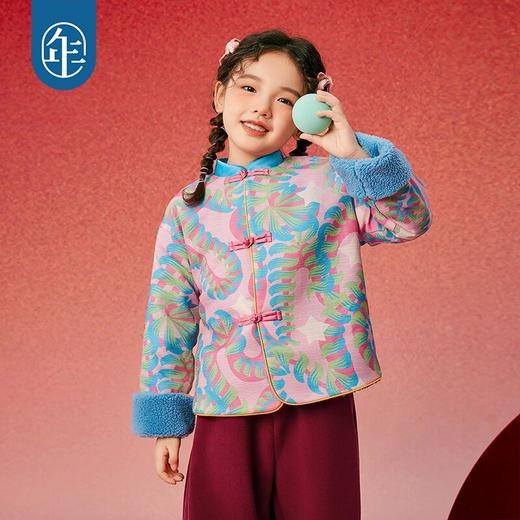 【星光闪蛇】年衣男女童唐装外套新中式国风拜年服上衣（适宜5-15） 商品图4