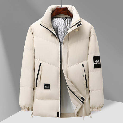 【新款DPX】大依优型大码潮款立领棉服棉衣外套休闲胖子大码男休闲宽松加肥加大上衣 商品图0