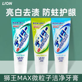 【岁末秒杀】日本狮王MAX薄荷粒子牙膏140g-味道随机