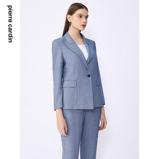 皮尔卡丹女装夏季新款通勤职业干练修身多色西服C32UL026
 商品图4