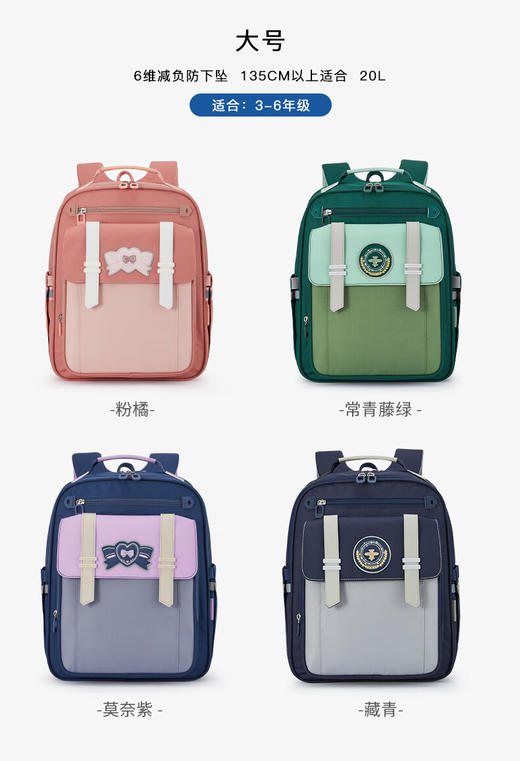 【1-5年级】卡拉羊卡拉羊儿童云朵书包2.0 商品图5