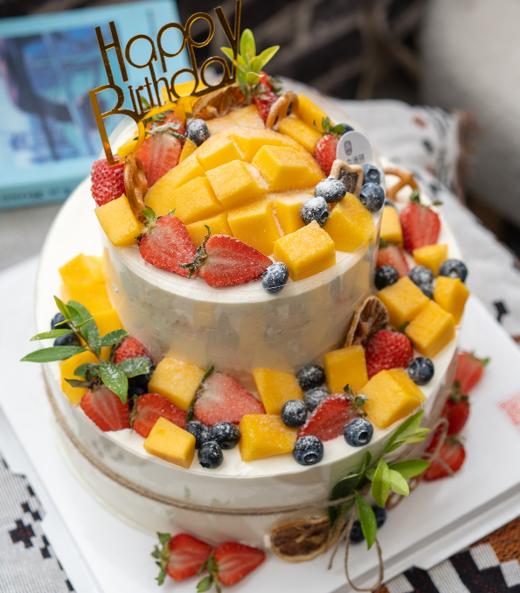 双层蛋糕-莓莓芒芒 商品图1