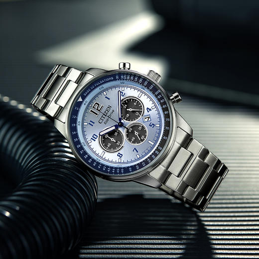 西铁城日本官方正品新FF系列钢带光动能男表CA4500-83M 商品图7