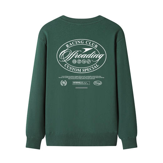 自由基地美式图案设计ins风组合英文logo印花套头卫衣300克毛圈款 NMT-2193 商品图5