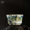 问鼎汝瓷鼎峰系列天青簪花杯（山水）（缺货） 商品缩略图0