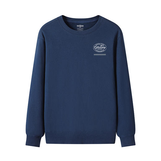 自由基地美式图案设计ins风组合英文logo印花套头卫衣300克毛圈款 NMT-2193 商品图6