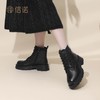 信诺真皮女士马丁靴厚底增高短靴2024冬季新款加绒加厚棉鞋妈妈鞋X24M118-102 商品缩略图8
