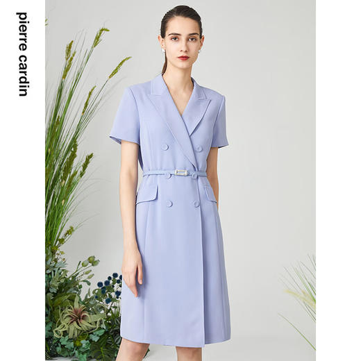 皮尔卡丹女装夏季新款通勤轻商务都市连衣裙P3204D3093L0 商品图2