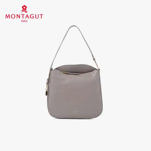 法国梦特娇秋冬新品时髦松弛感牛皮单肩包 商品图0