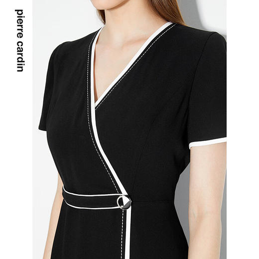 皮尔卡丹女装夏季新款轻商务职场高频连衣裙C31DS027B0
 商品图3