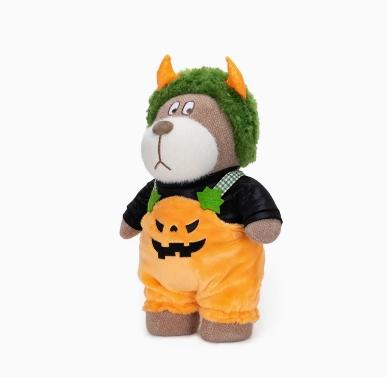 小熊汉斯万圣节恶魔套装绿-S 商品图0
