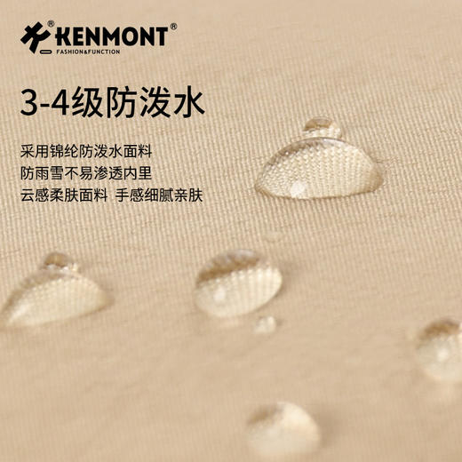 【代发】卡蒙冬季鹅绒后开叉大头围毛边护耳帽 商品图8