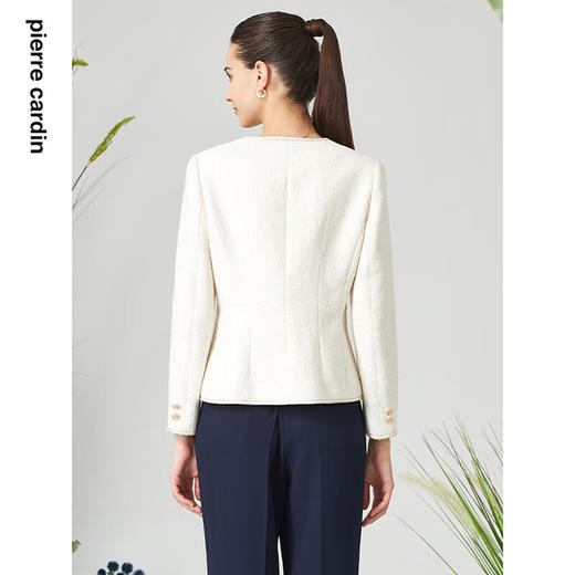皮尔卡丹女装法式小香风都市淑女通勤气质外套P3112U3035W0
 商品图2