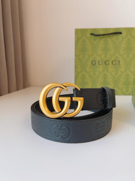 秋冬特惠💰300【Gucci】男士腰带 早秋系列添姿加彩。这款亮眼的腰带 商品图1