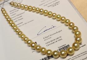 南洋金珍珠珠链 9-11.3mm