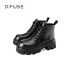 D:FUSE迪芙斯2024冬季新款短靴英伦风机车靴轻量增高厚底马丁靴DF44116414 商品缩略图0