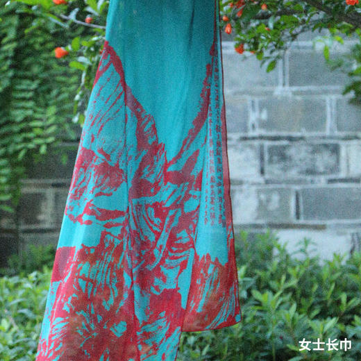 羽诗制造出品 蔡超衍生四季款百搭真丝桑蚕丝方巾长巾礼盒套装 商品图3