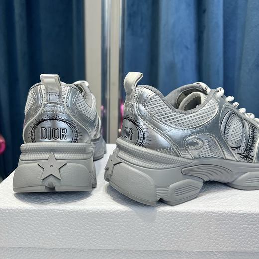 DIOR迪奥 Chrono 圆头系带 低帮 生活休闲鞋 女款 灰色（HC） 商品图8