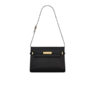 SAINT LAURENT圣罗兰 YSL SL MANHATTAN 古铜色金属配件磁性夹扣开合设计 牛皮革 单肩斜挎包 中号 女款 黑 商品缩略图0