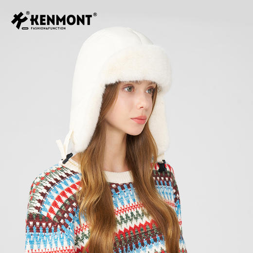 【代发】卡蒙易收纳两戴白鹅绒轻便防泼水羽绒护耳帽 商品图1