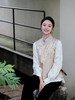 盛唐牡丹|喜上眉梢真丝偏襟马甲(夹棉) 商品缩略图3