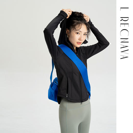 【加薄绒】双头拉链 造型多变 连帽外套 修身下摆小圆弧显腰线 薄绒锁温 当打底也不臃肿 商品图3