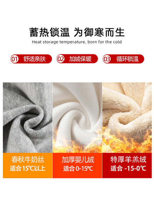 【羊羔绒运动裤】秋款新款 显瘦休闲加绒加厚小个子束脚卫裤 商品图2